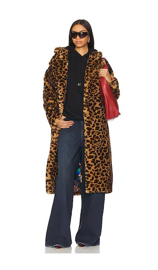 Le Superbe MANTEAU PANTHERA en Léopard - Brown. Taille M-L | Revolve Clothing (Global)
