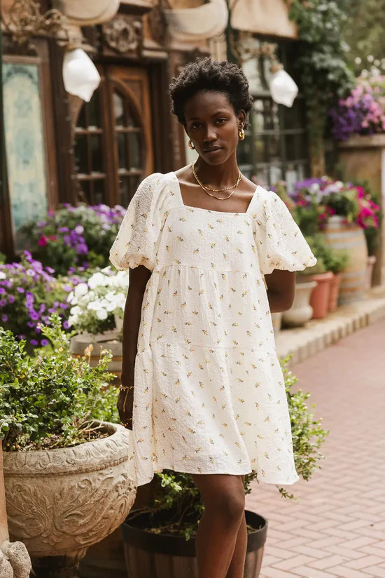 Etta Floral Babydoll Dress | Böhme US