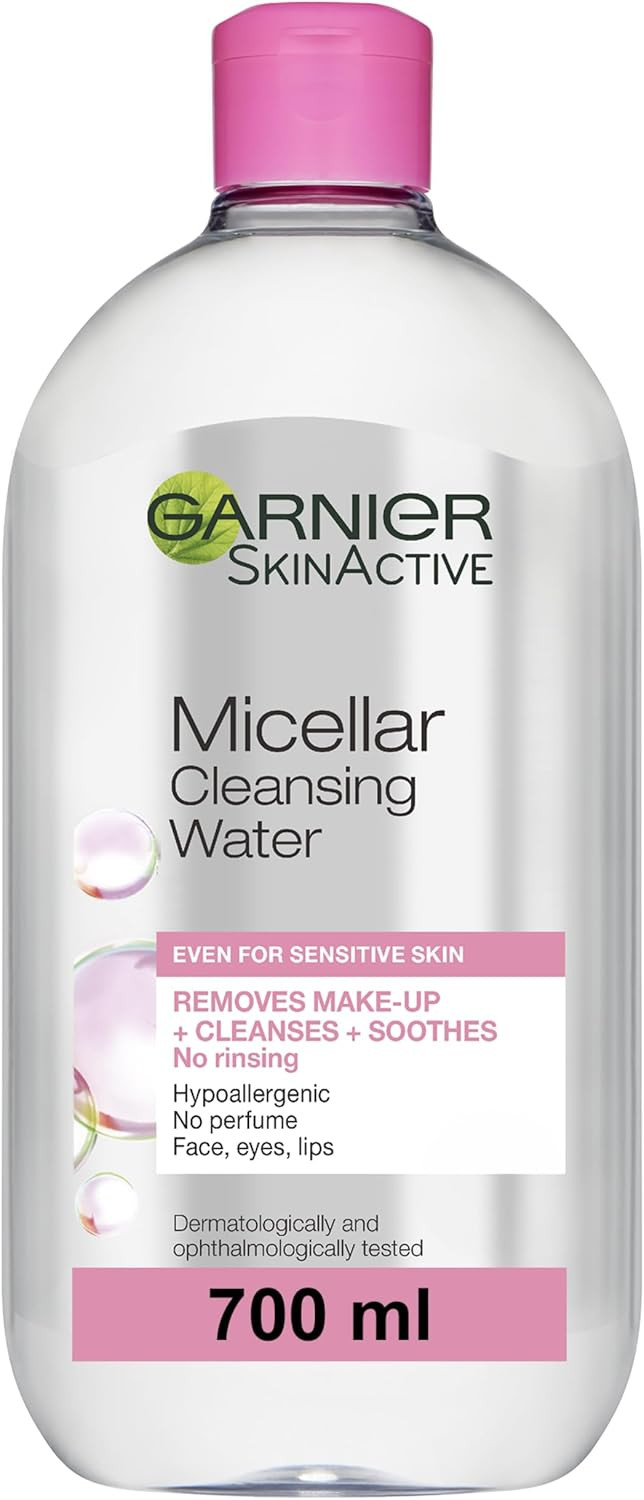 Garnier Micellar Cleansing Water 700ml, Gentle face cleanser & Make up Remover, Suitable For All ... | Amazon (UK)