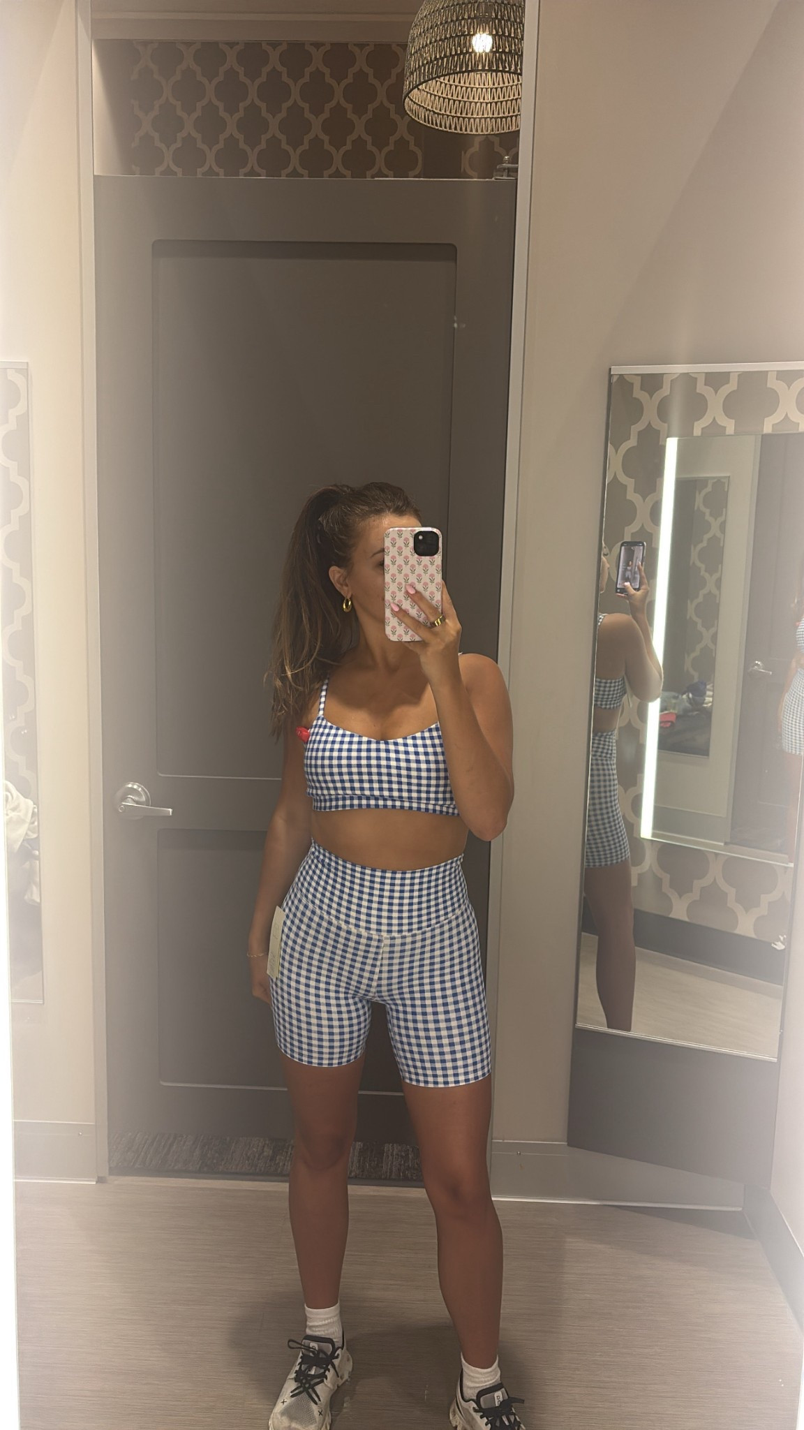 the cutest gingham athletic set!!! linking it in black & blue!! 🫶

athletic wear. biker shorts. sports bra. coquette. workout. athletic set. blue gingham. target style. target fashion. all in motion. 

#LTKActive #LTKFindsUnder50