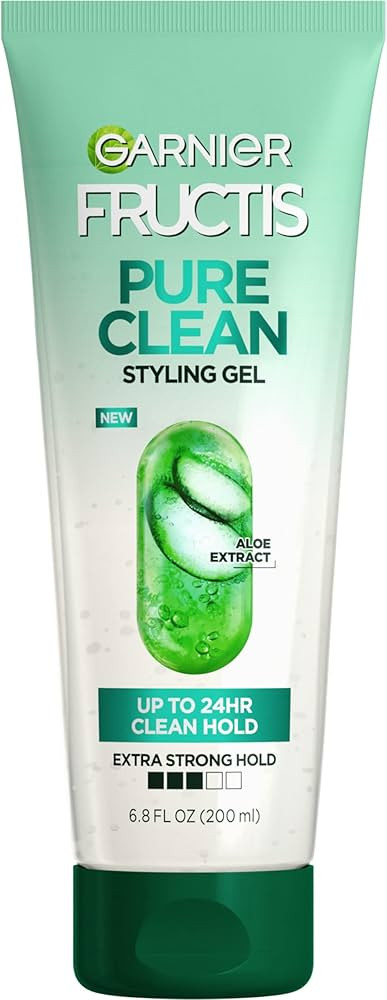 Garnier Fructis Style Pure Clean Styling Gel 6.8 Fl Oz, 1 Count, (Packaging May Vary) | Amazon (US)