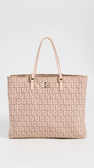 FENDI Women's Pre-Loved Open Tote Zucchino | Amazon (US)