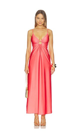 Verona Long Dress in Rose | Revolve Clothing (Global)