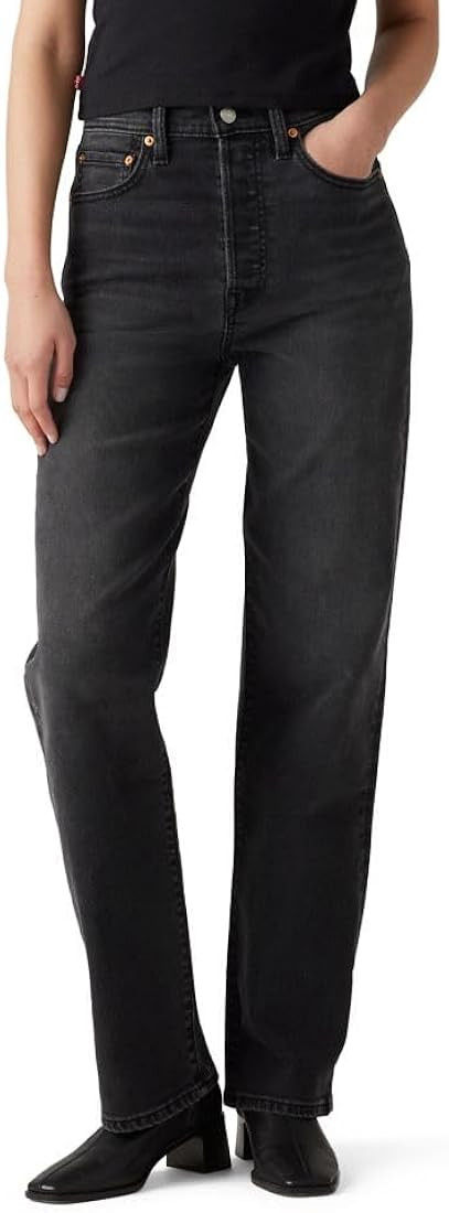 Levi's Women's Ribcage Straight Full Length Jeans | Amazon (US)