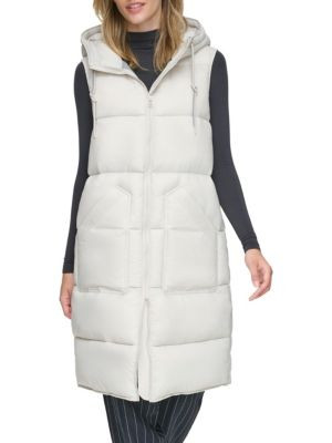 Andrew Marc Kerr Long Quilted Puffer Vest on SALE | Saks OFF 5TH | Saks Fifth Avenue OFF 5TH