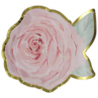 7" Pink Rose Paper Plates, 12ct. by Ashland® | Michaels Stores