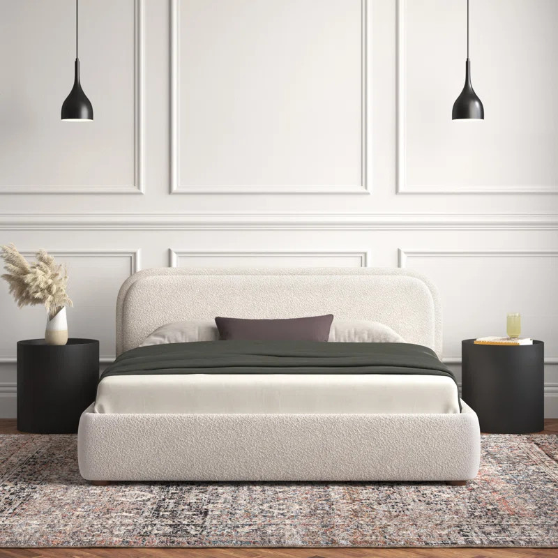 Shonda Upholstered Low Profile Platform Bed | Wayfair North America