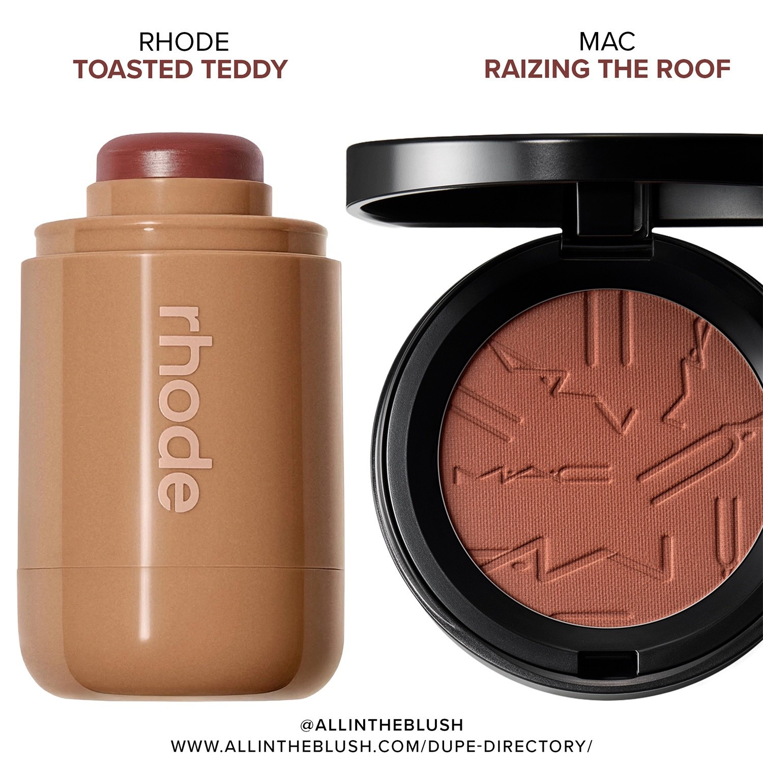 Rhode Toasted Teddy Pocket Blush Shade Match👉🏼 MAC Skinfinish Colorstruck Blush “Raizin the Roof”🤎

#LTKBeauty #LTKootd #LTKgrwm