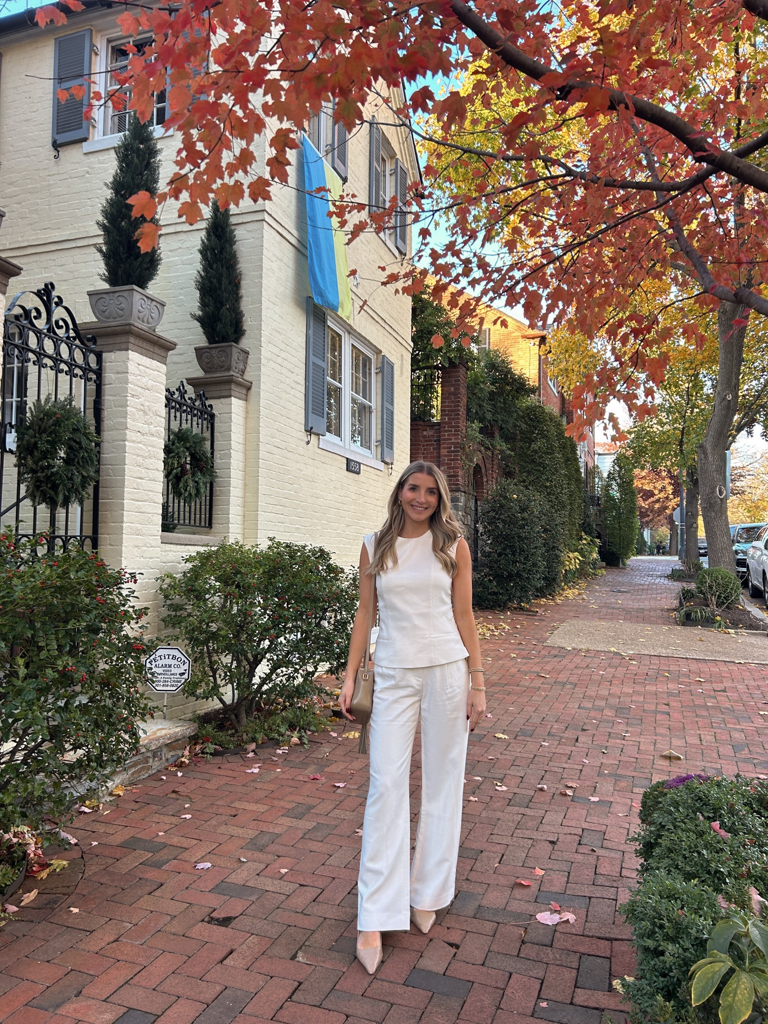 Dress shopping outfit. Size small in top (if inbetween sizes or have a bigger chest, size up). Pants & shoes true to size. 

#LTKWedding #LTKStyleTip #LTKFindsUnder100