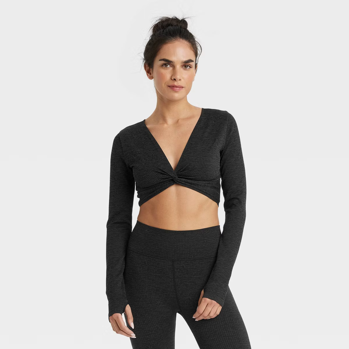 Women's Wear 2 Ways Long Sleeve Crop Top - JoyLab™ | Target