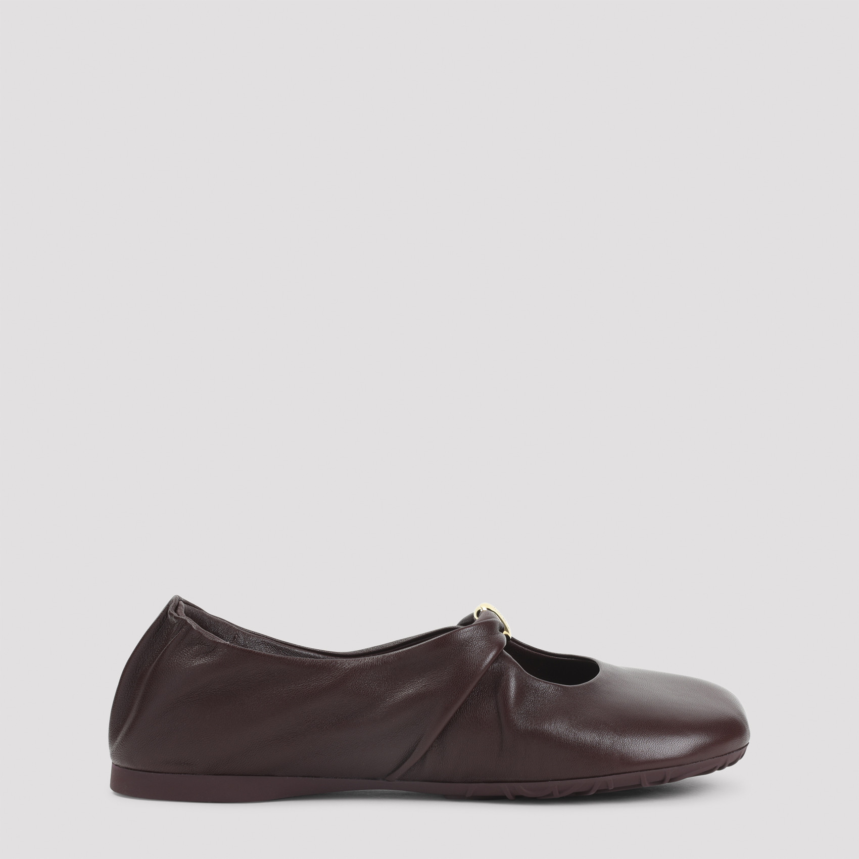Loewe Pebble Soft Ballerinas Red Lambskin Shoe - Women | Italist.com US