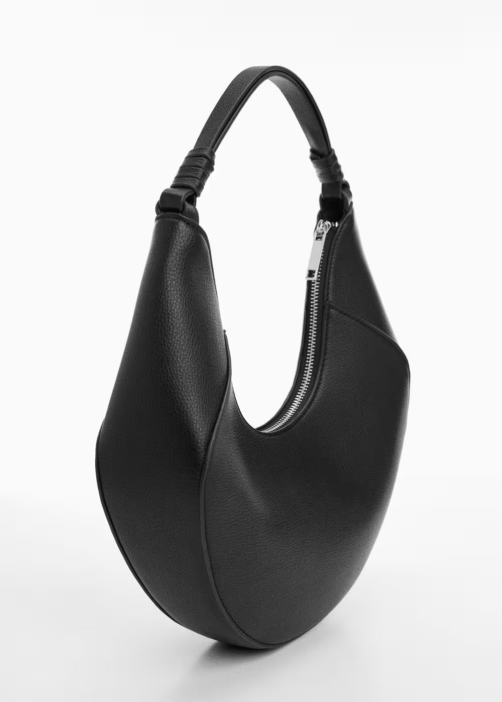Leather-effect shoulder bag | MANGO (US)