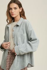 Picture This Shacket In Dark Sage | UOI Boutique