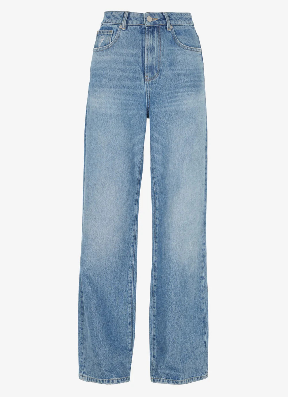 Light Indigo Wide Jeans | Mint Velvet