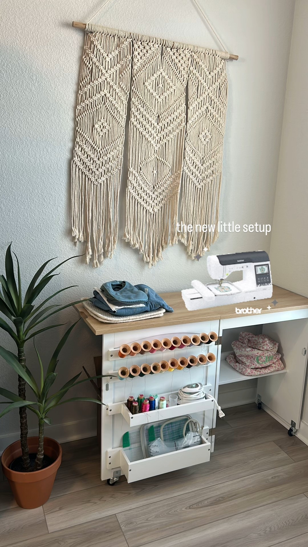 embroidery table set up 

#LTKStyleTip #LTKHome #LTKSaleAlert