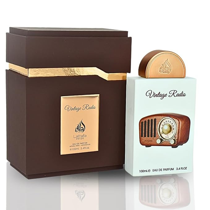 Lattafa Pride Vintage Radio for Unisex Eau de Parfum Spray, 3.4 Ounce / 100 ml | Amazon (US)