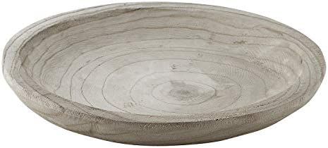 Santa Barbara Design Studio Pure Design Hand Carved Paulownia Wood Serving Bowl, Large, Grey | Amazon (US)