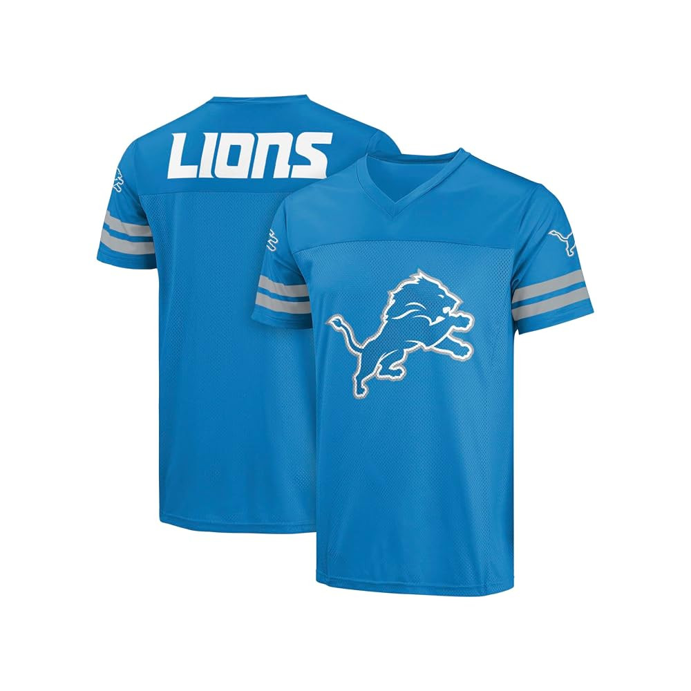 FOCO NFL Men's Officially Licensed Primary Logo Game Day Football V-Neck Top | Amazon (US)