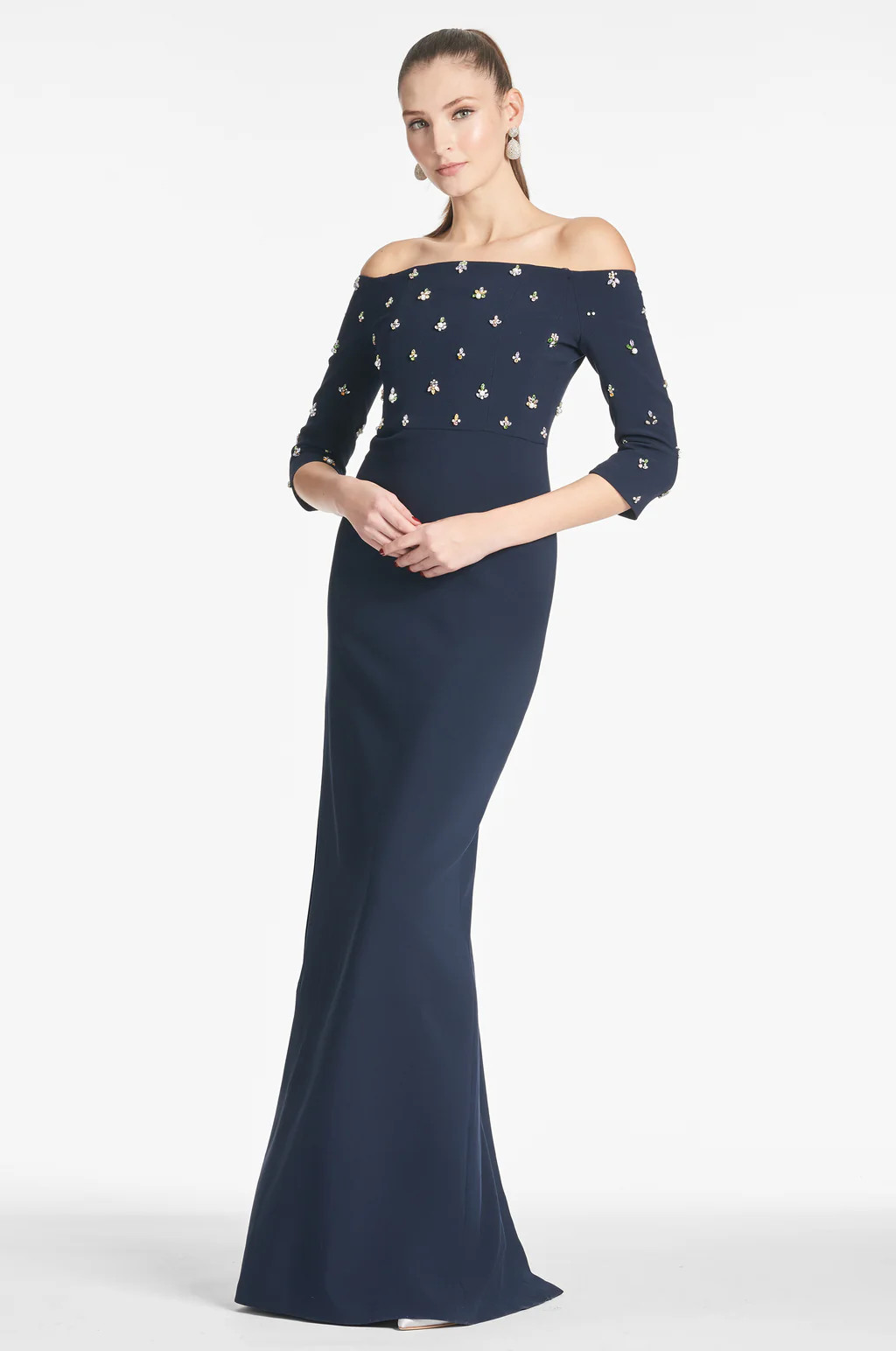 Amarette Gown - Dark Midnight | Sachin and Babi