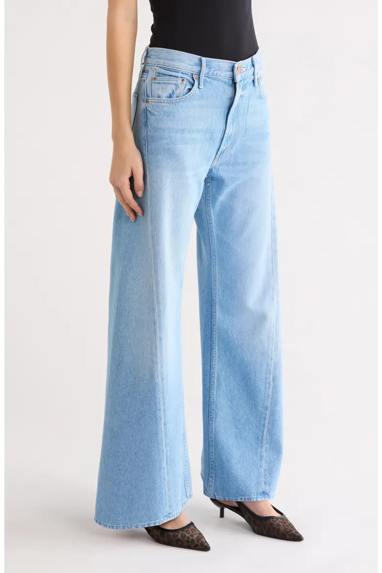 Lemon Twist High Waist Wide Leg Jeans (Women) | Nordstrom | Nordstrom