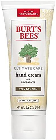 Burt's Bees Hand Cream for Dry Skin, Moisturizing Natural Lotion, Unscented, Ultimate Care with B... | Amazon (US)