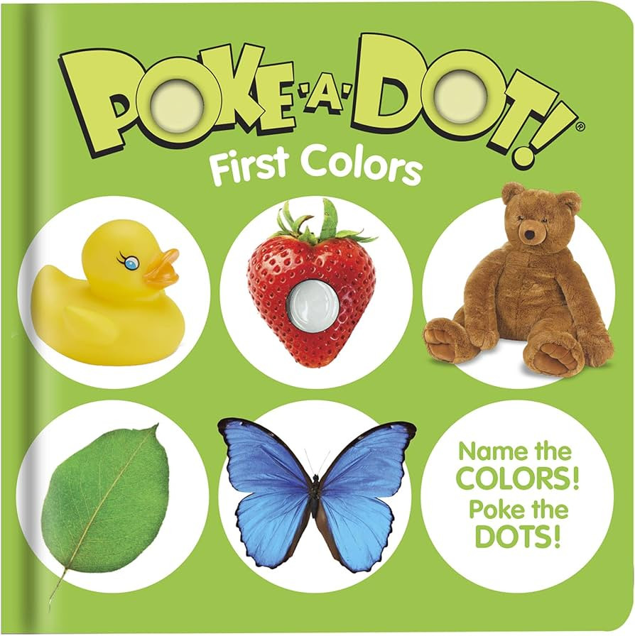 Melissa & Doug Children’s Book – Poke-a-Dot: First Colors (Board Book with Buttons to Pop) | Amazon (US)