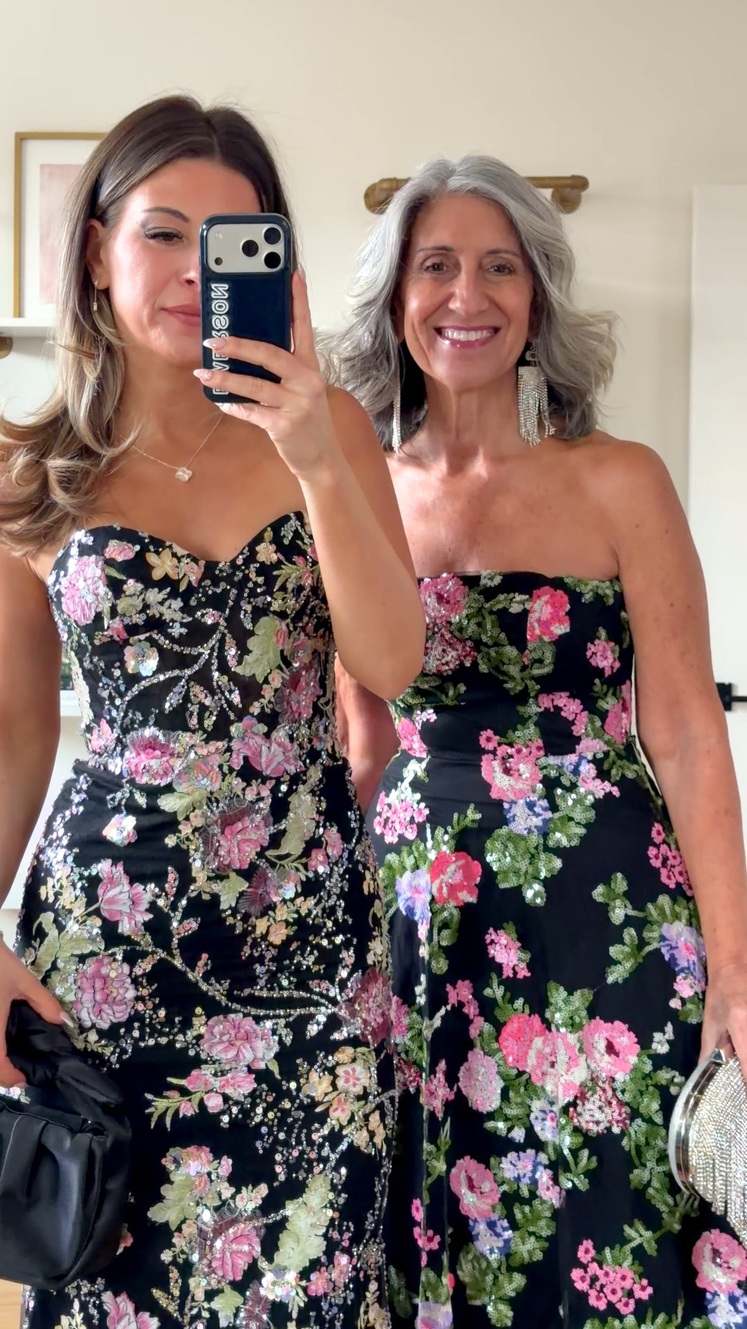 Mom and me wedding guest and formal event dresses black and pink floral sequin dresses

Vici code: emerson30
Electric picks code: emerson20

Wearing my usual smalls/2
Mom wears a medium/6

Wedding guest
Formal event
Black tie
Floral
Metallic
Mother of the bride
Special occasion

#LTKWedding #LTKgrwm #LTKSeasonal