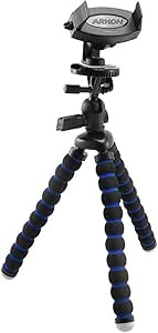 ARKON 11” Tripod Phone Mount for iPhone 11 XS XR X Galaxy Note 10 9 Galaxy S10 S9 Retail Black,... | Amazon (US)