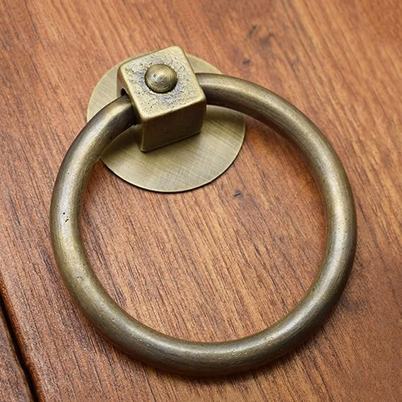 Door Knocker Outdoor Ancient Bronze Door Knockers, Solid Brass Front Gate Handle | Resounding Pul... | Amazon (US)