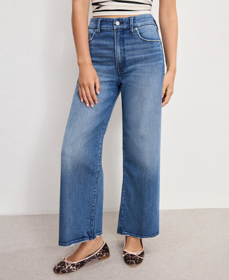 Good AmericanWomen's Good Waist Palazzo Cropped Jeans, Regular & Plus Size | Macy's