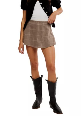 Free People Paradise Found Menswear Skort | Belk