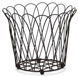 Two's Company French Wireworks Alfabia Planter Basket with Rusted Metal Finish, 6.25-inch Diamete... | Amazon (US)