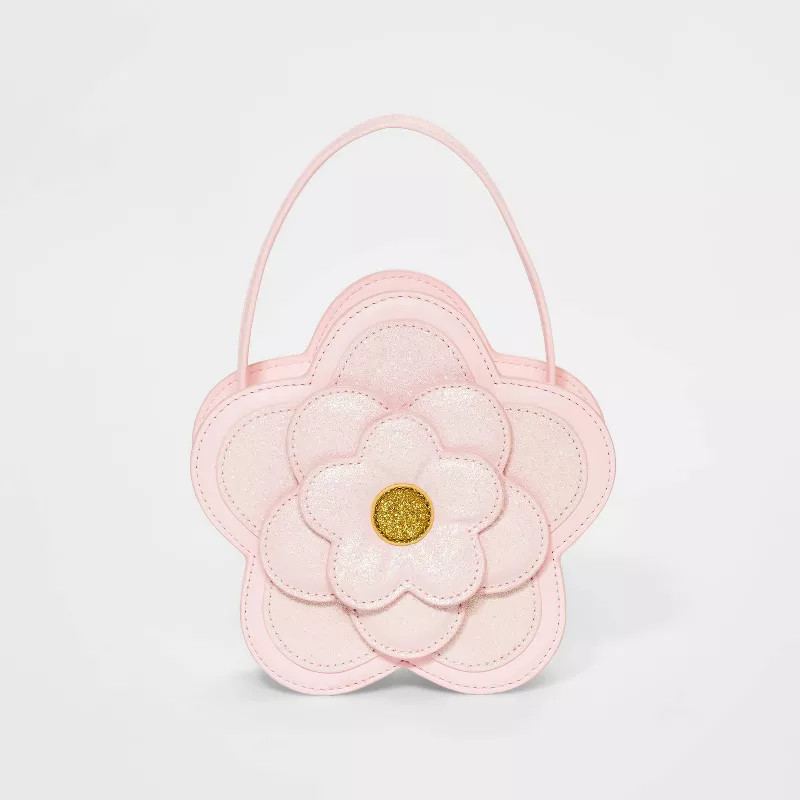 Toddler Girls' Floral Tote Bag - Cat & Jack™ Pink | Target