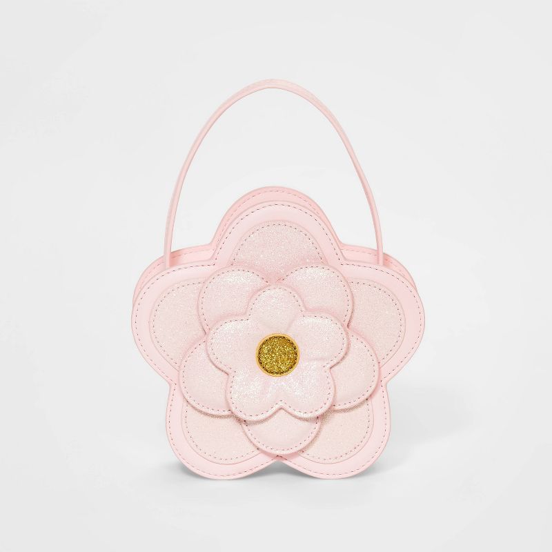 Toddler Girls' Floral Tote Bag - Cat & Jack™ Pink | Target