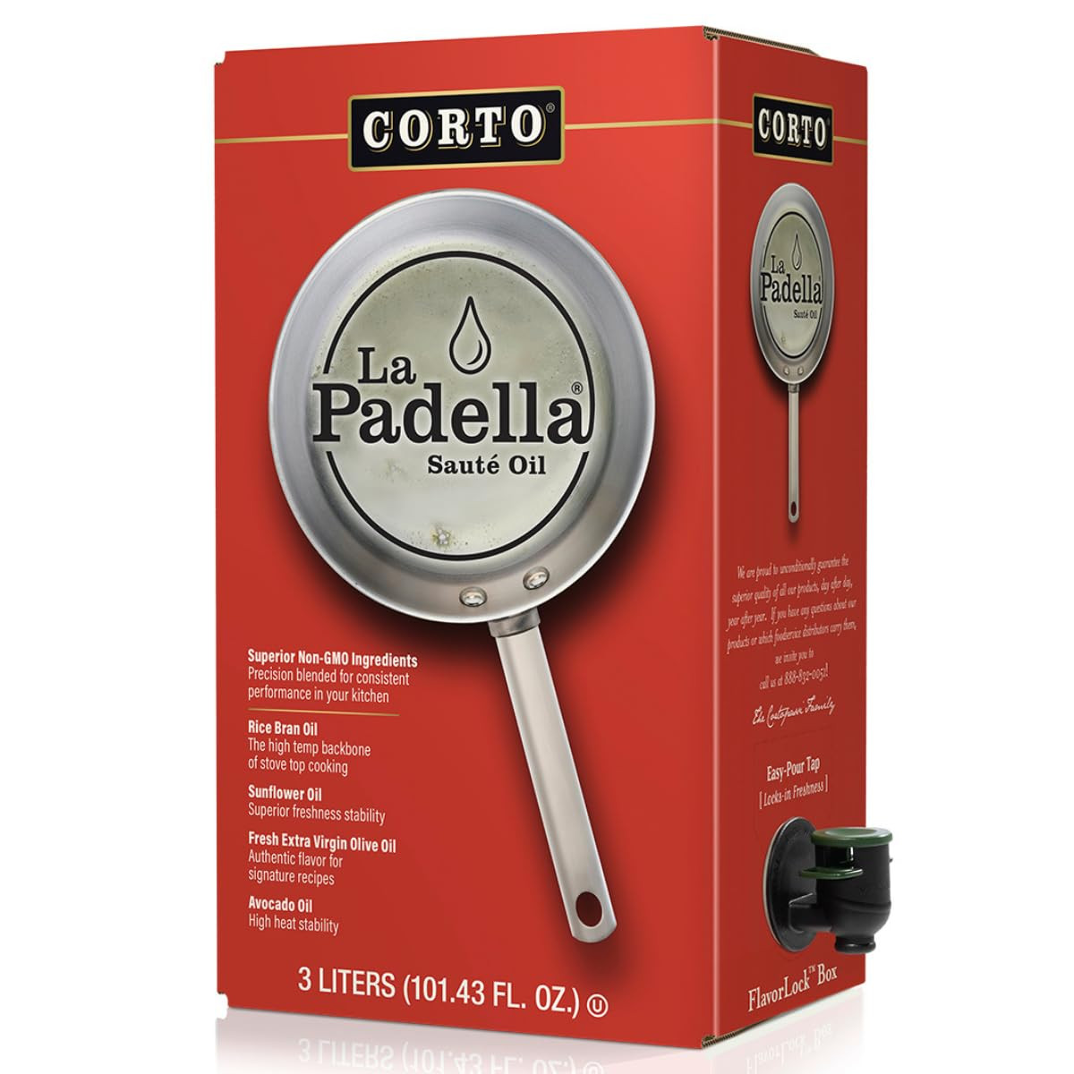 Amazon.com : Corto La Padella\u00ae High Smoke Point Cooking Oil | Chef-Grade Saut\u00e9 Oil Blen... | Amazon (US)