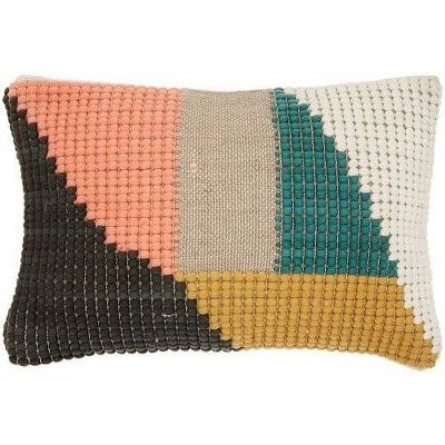 Life Styles Woven Geometric Lumbar Throw Pillow - Mina Victory | Target