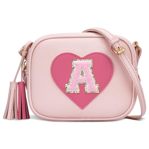 KKXIU Valentines Day Gifts for Kids 2 3 4 5 6 7 8 Year Old Girl Gift Toddler Purse Crossbody Bag (Pink-A) | Amazon (US)