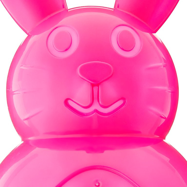 Easter Pink Jumbo Plastic Bunny Container, 9.85 in, by Way To Celebrate | Walmart (US)