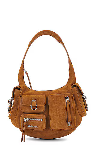 Blumarine Nubuck Cargo Bag in Bruciato | FWRD | FWRD 