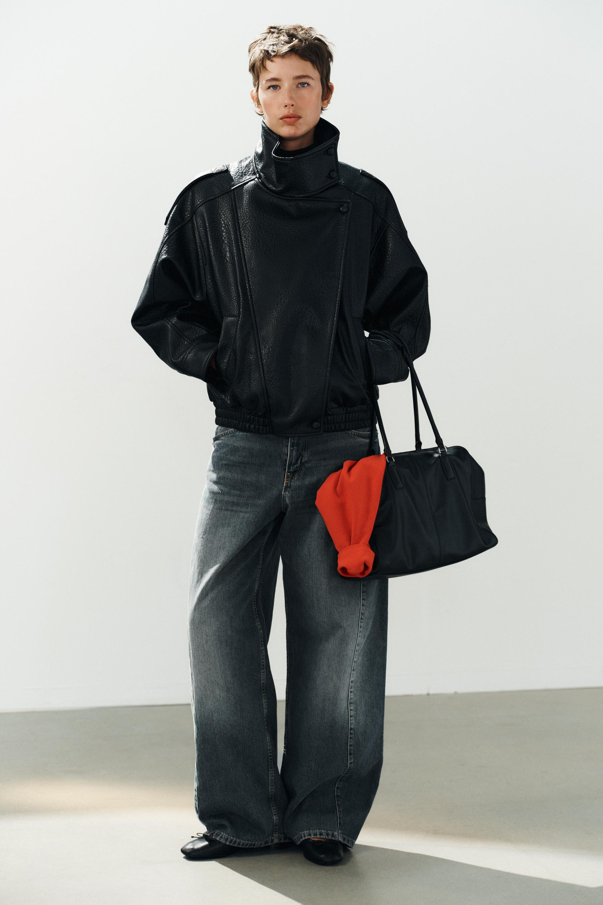 FAUX LEATHER JACKET | Zara US