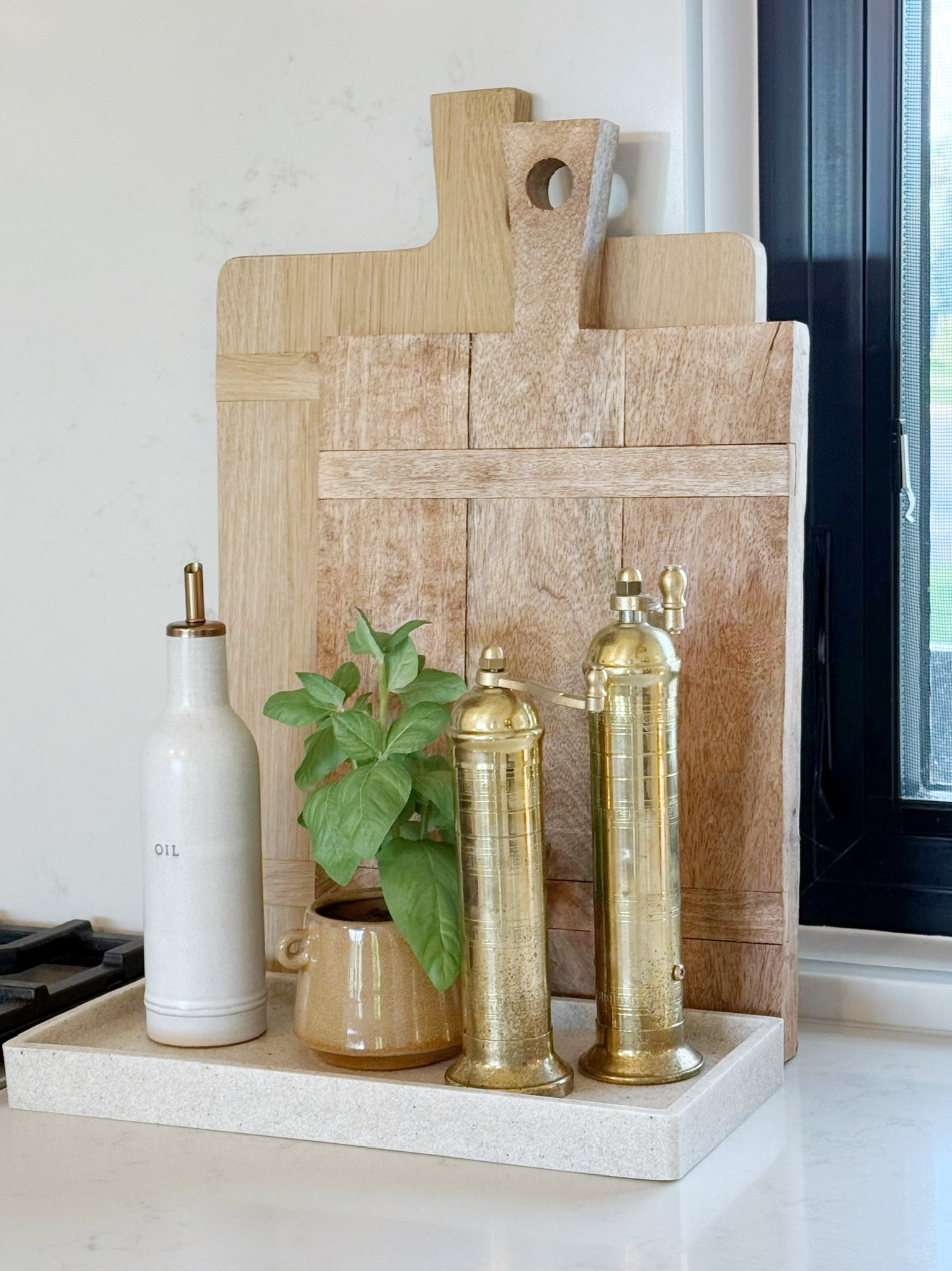 Everyday essentials, but make them beautiful—warm woods, golden touches, and countertop styling that feels intentional!

#LTKStyleTip #LTKSeasonal #LTKHome