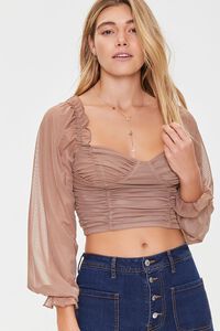 Ruched Sweetheart Crop Top | Forever 21 | Forever 21 (US)