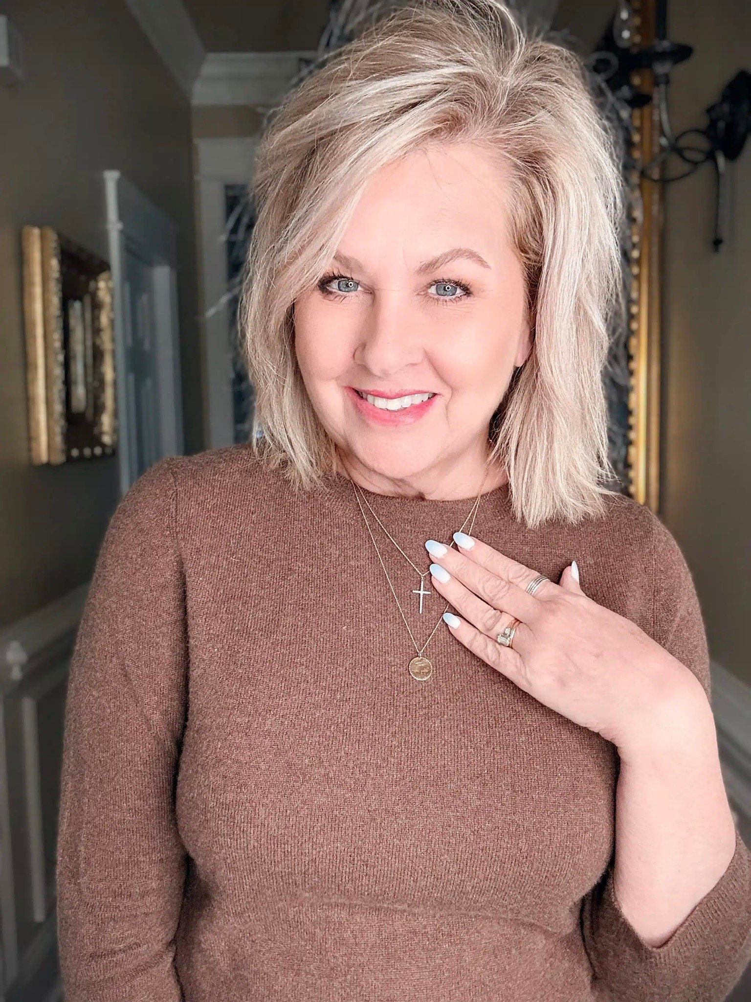 Timeless jewelry! This 14k yellow gold cross necklace is one I wear daily. Such a great piece to build around or wear on its own. 

#LTKootd #LTKHoliday #LTKGiftGuide
