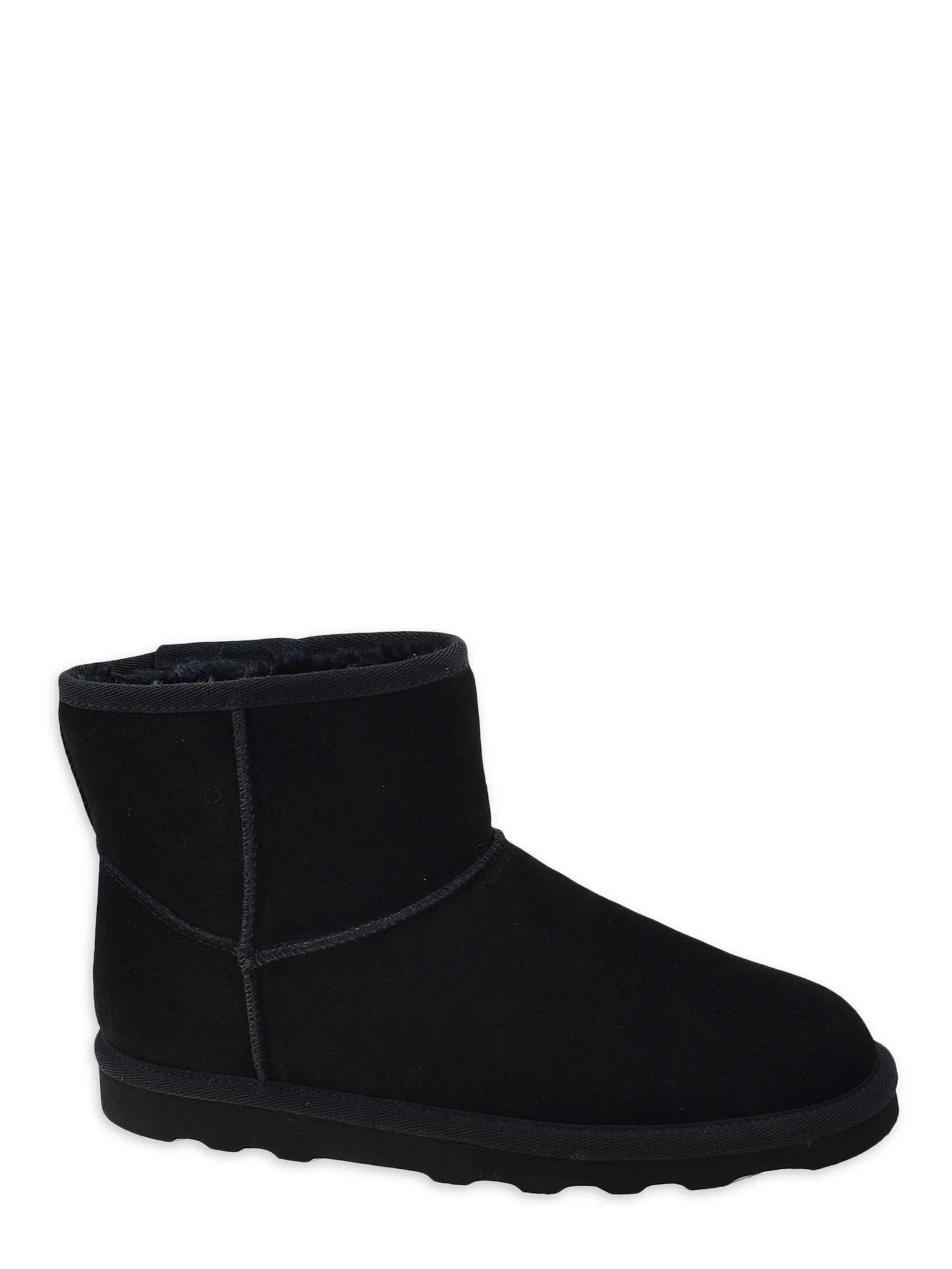 Time And Tru Women's Mini Suede Boots - Walmart.com | Walmart (US)