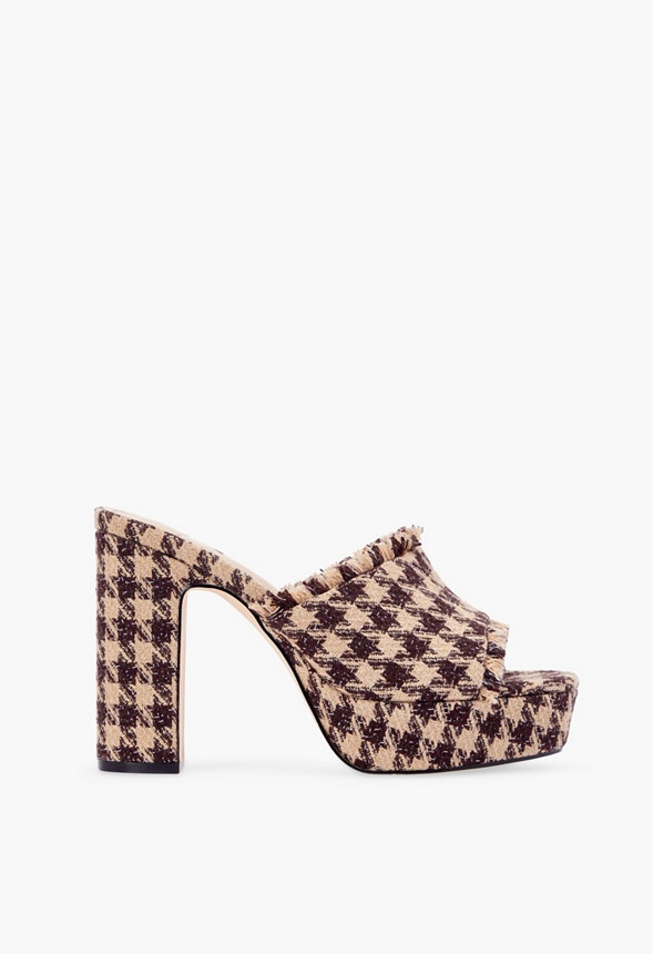 Heather Throwback Platform Sandal | JustFab