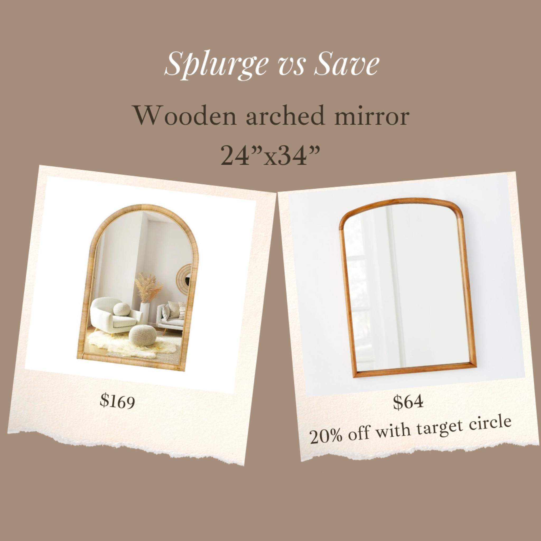Best sale / price I’ve seen for a wooden arch mirror!! These can go up to $350 🙌🏻

Currently $68 off with target circle. Make sure you’re logged into free account & then click “see 1 deal for this item” 

#LTKhome #LTKfindsunder100 #LTKsalealert