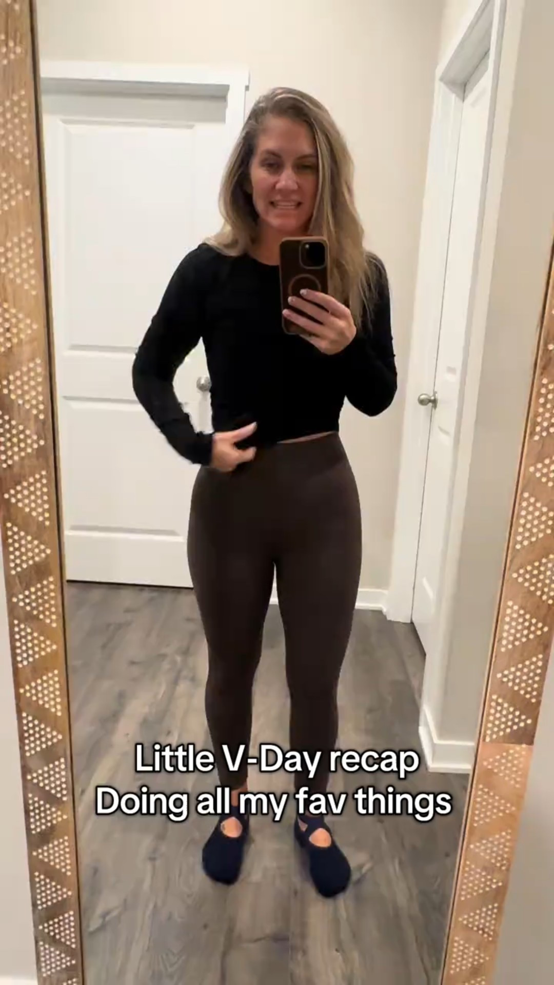 Valentine OOTD. 

Wearing a medium in the long sleeve tee
Medium in Camden sweatshirt. Definitely should have done small
Pants: medium
Shoes: little girls size 5.5 and I’m a 7 in women’s  

#LTKmomlife #LTKOver40 #LTKPetite