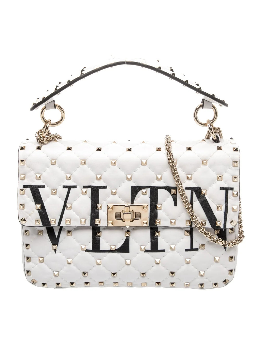 Rockstud Top Handle Bag | The RealReal