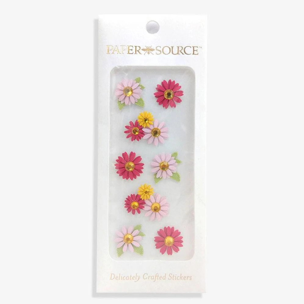 Mini Gerber Daisies Stickers | Paper Source