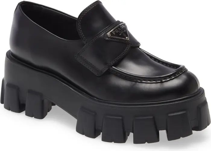 Prada Monolith Lug Sole Loafer | Nordstrom | Nordstrom